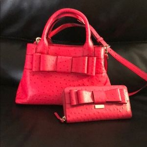 Kate spade charm city ostrich desert rose